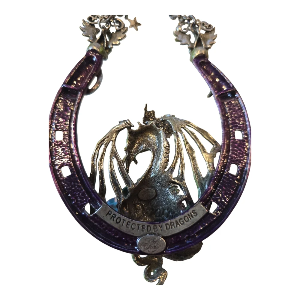 Kirks Folly Enchanted Dragon Wall Decor‎ - Green and Gold